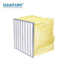 Clean-Link Large Dust Load Capacity Air Bag Filter F6 Pocket Filter Medium Pocket Air Filer